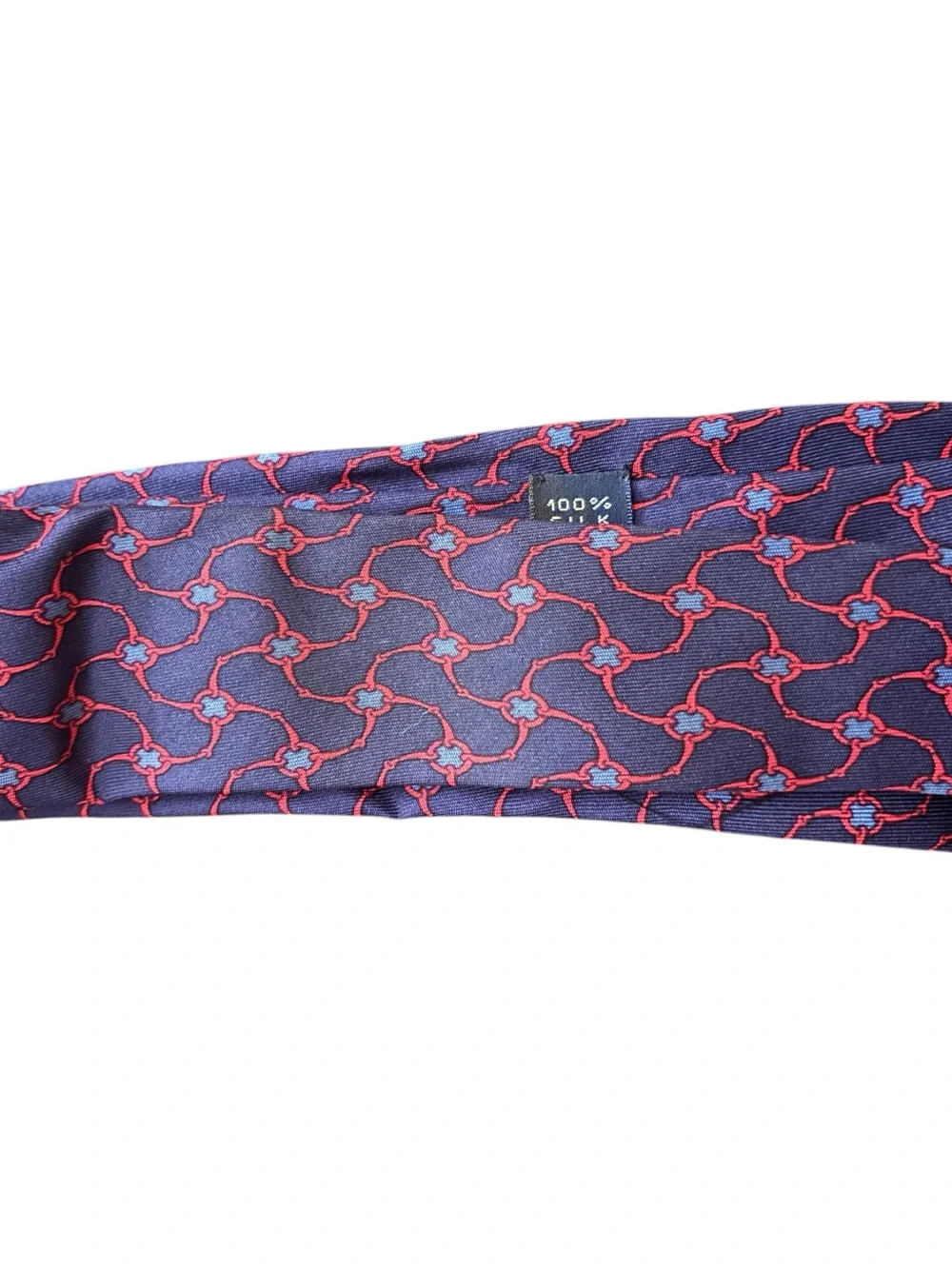 HERMÈS silk tie